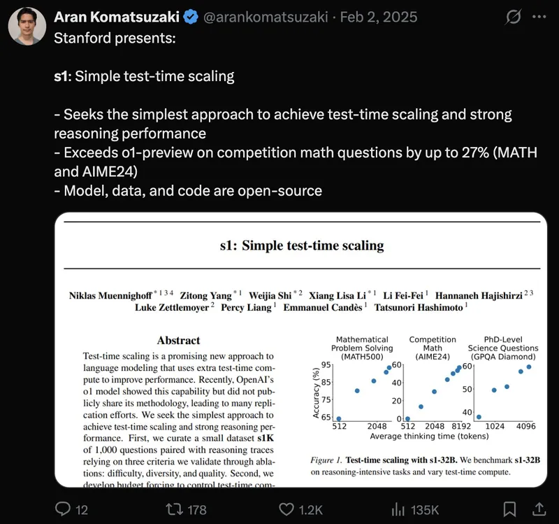 Tweet screenshot: Aran on s1